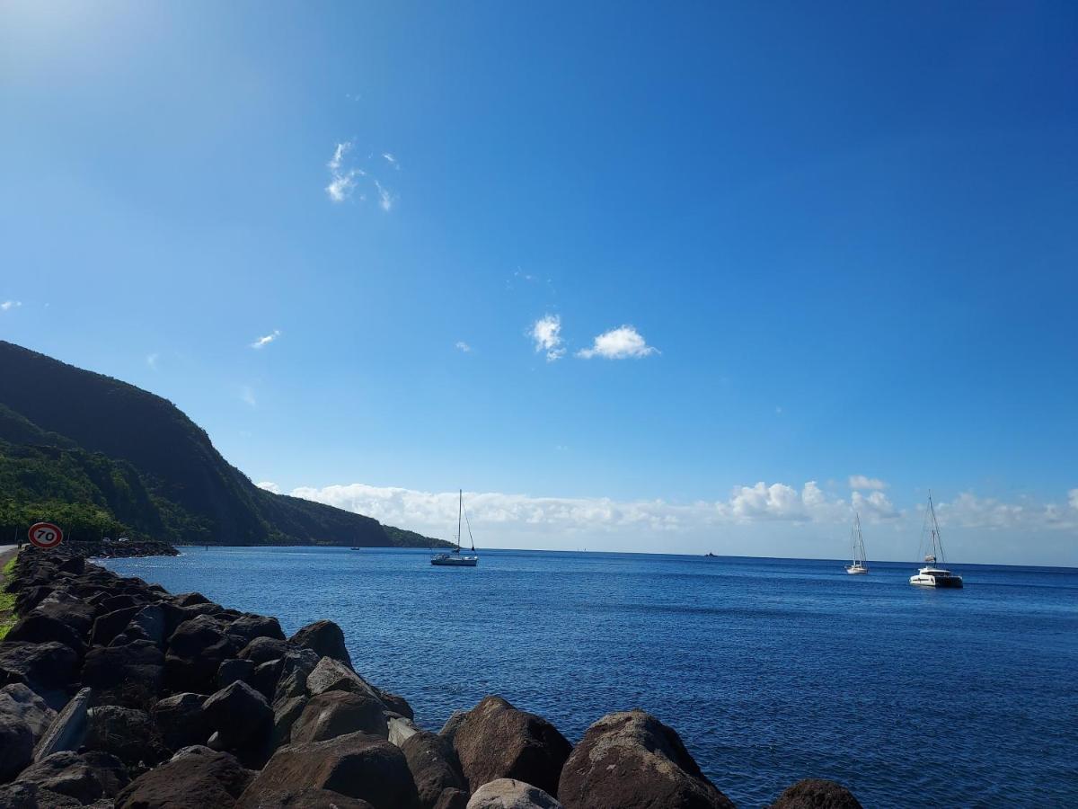 Tropical Golden, Vue Mer Et Plage A 5 Min A Pied Gourbeyre Esterno foto